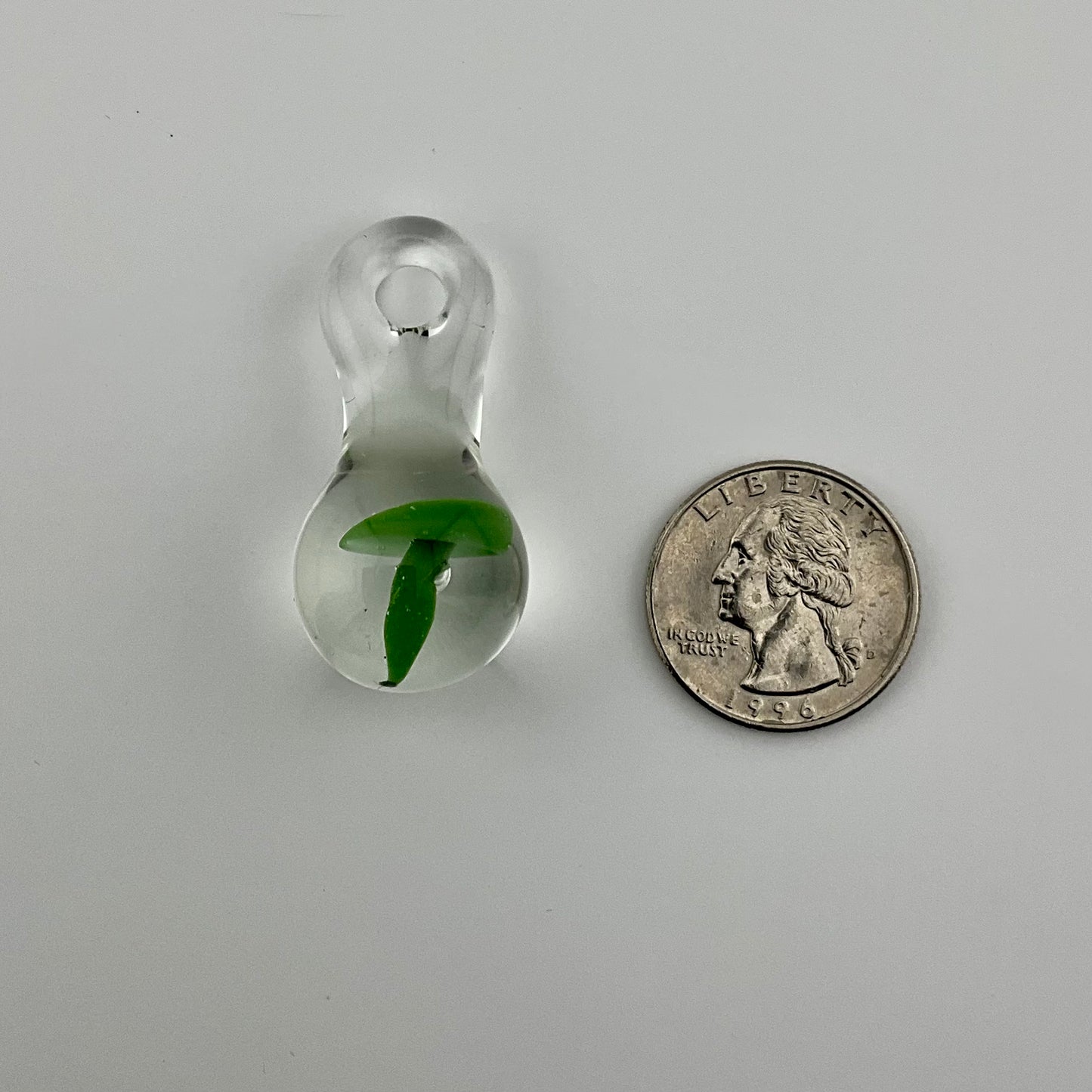 Green Mushroom Pendant