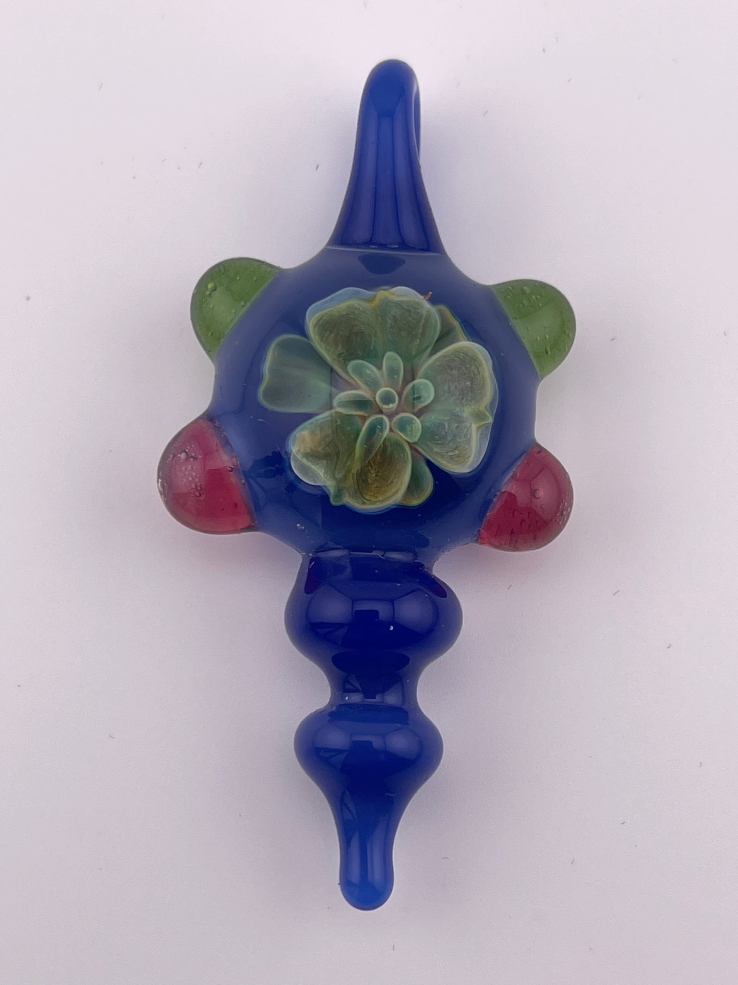 Implosion Blue/Green Flower Pendant