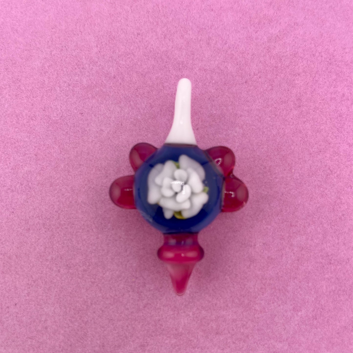 White Rose Implosion Pendant