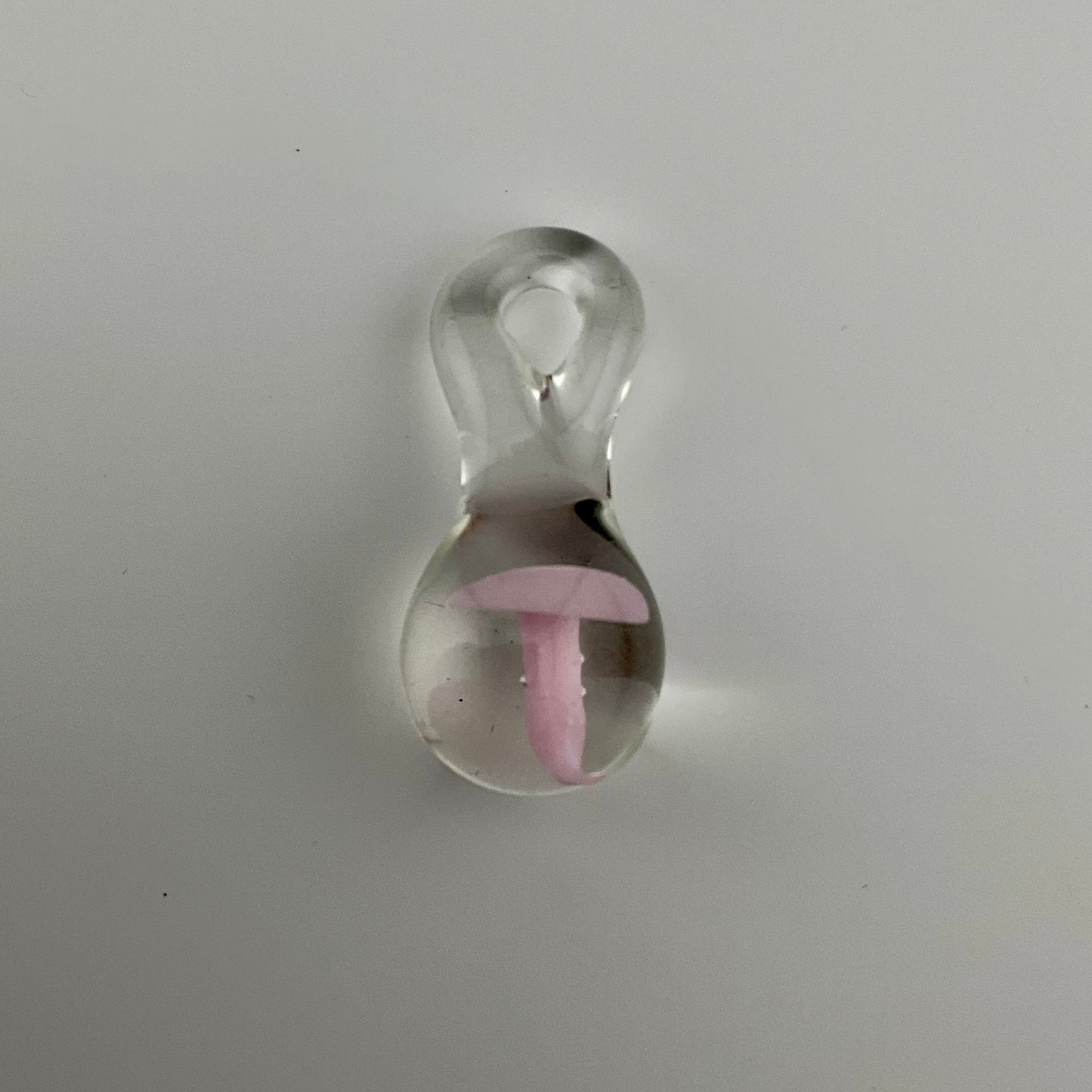 Pink Mushroom Pendant