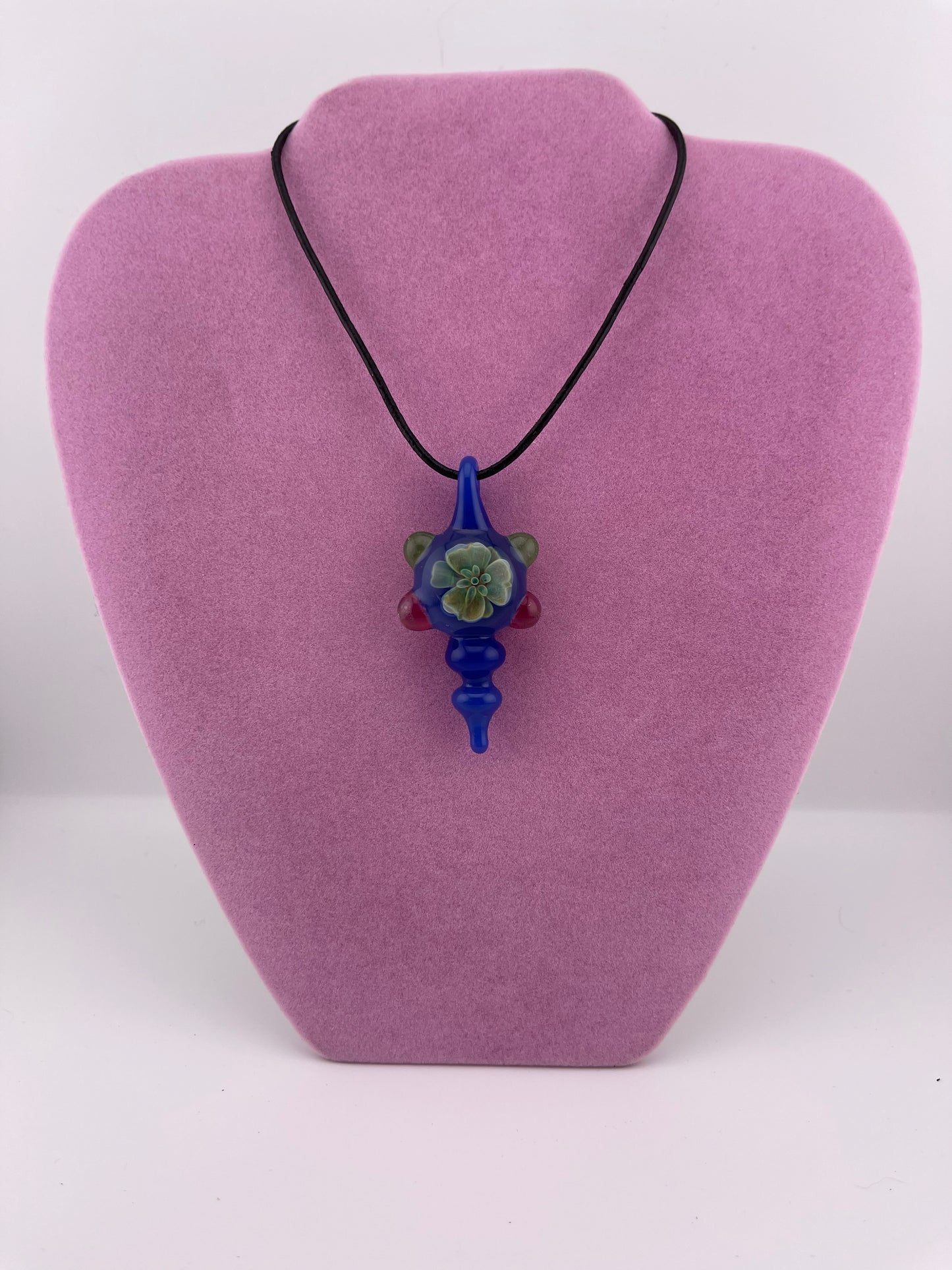 Implosion Blue/Green Flower Pendant